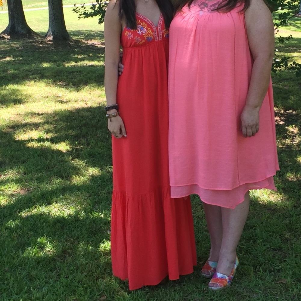 Embroidered Maxi Dress